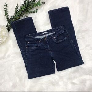 Eileen Fisher Small Petite Dark Blue Skinny Jeans